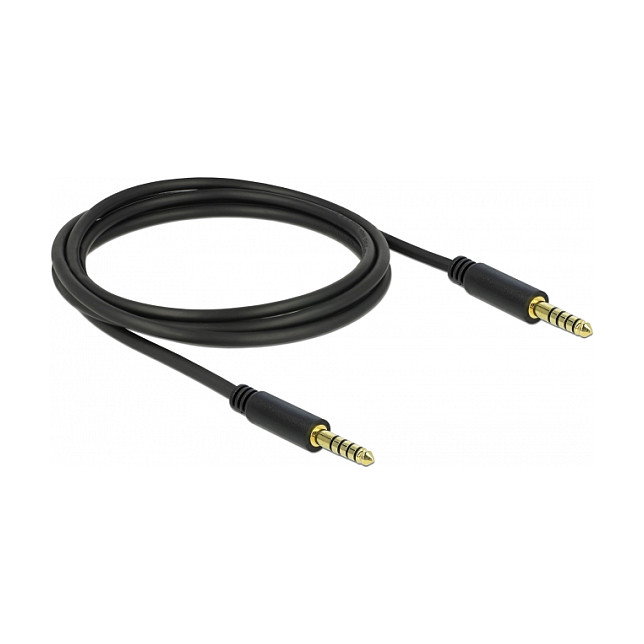 DeLOCK 85792 Cable de audio 4,4 mm 5 Pin conector a conector 2 m negro