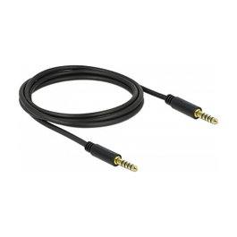 DeLOCK 85792 Cable de audio de 4,4 mm 5 Pin con conectores macho a macho de 2 m