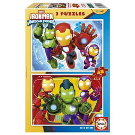 Educa Puzzle 2X48 piezas Iron Man & His Awsome Friends