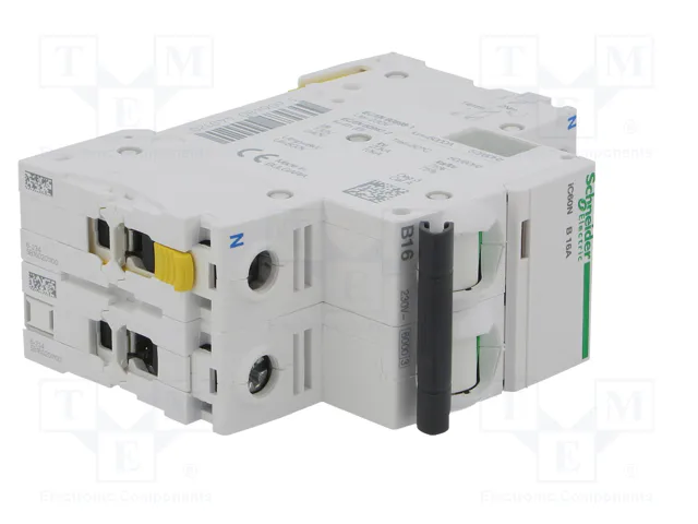 SCHNEIDER ELECTRIC Interruptor magnetotérmico iC60N 16A 1+N 6kA SCHNEIDER ELECTRIC Interruptor magnetotérmico iC60N 16A 1+N 6kA