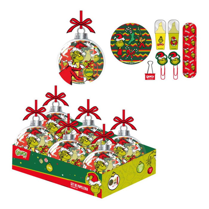 Cerdá Set de Papelería El Grinch con Bola de Navidad