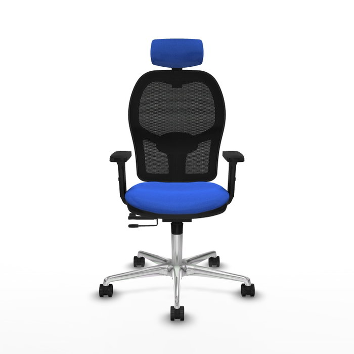 PIQUERAS Y CRESPO Silla de oficina Jorquera con mecanismo Sincro/Traslack Azul PIQUERAS Y CRESPO Silla de oficina Jorquera con mecanismo Sincro/Traslack Azul