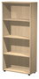 Artexport Estantería Alta Presto Abierta con 3 Estantes en Roble