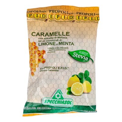 SPECCHIASOL Caramelos Limón, Menta y Melisa con Propóleo E.P.I.D. 24 unidades