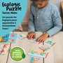 Adventerra GEO7640179640404 Juegos Educativos Rompecabezas Ecológico Ahorro de Agua Mini Rompecabezas Conservación del Agua