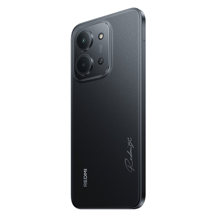Xiaomi Redmi 15C Smartphone 4G, 128GB/4GB RAM, MediaTek Helio G81-Ultra, Pantalla 6.9" FHD+ 120Hz, Cámara Trasera 50MP, Batería 6000mAh, Negro Midnight Black