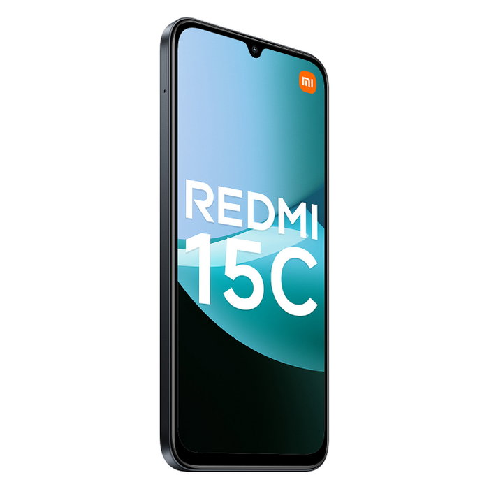 Xiaomi Redmi 15C Smartphone 4G, 128GB/4GB RAM, MediaTek Helio G81-Ultra, Pantalla 6.9" FHD+ 120Hz, Cámara Trasera 50MP, Batería 6000mAh, Negro Midnight Black
