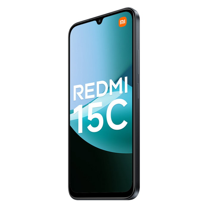 Xiaomi Redmi 15C Smartphone 4G, 128GB/4GB RAM, MediaTek Helio G81-Ultra, Pantalla 6.9" FHD+ 120Hz, Cámara Trasera 50MP, Batería 6000mAh, Negro Midnight Black