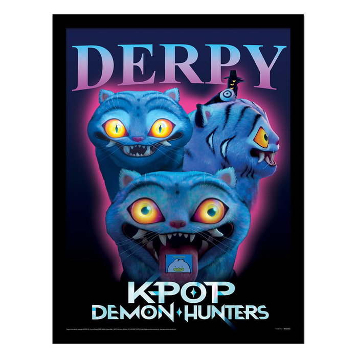 Pyramid International Póster Enmarcado Las guerreras K-pop Derpy Pyramid International Póster Enmarcado Las guerreras K-pop Derpy