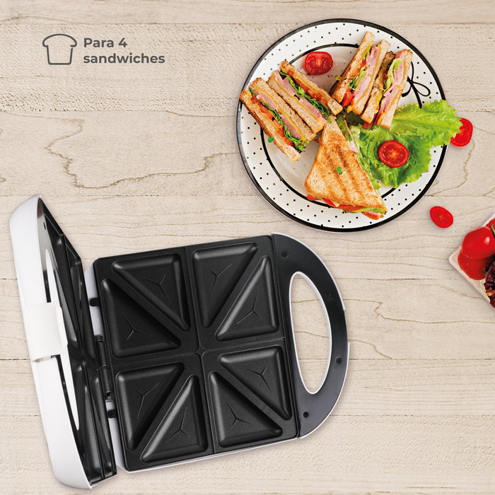 Väline Sandwichera Namsok para 4 sándwiches, 1400W Väline Sandwichera Namsok para 4 sándwiches, 1400W