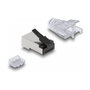 DeLOCK Juego de 50 Conectores Modulares RJ45 Cat.6 con Pestillo Robusto y Botas de Protección