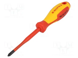 KNIPEX Destornillador aislado Phillips PH2 con punta de 100 mm