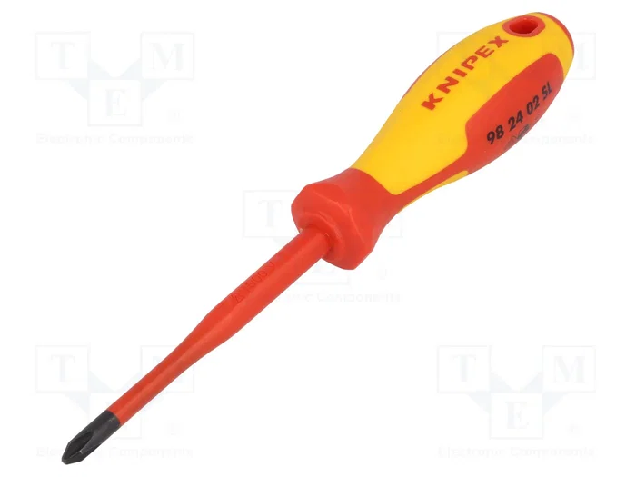 KNIPEX Destornillador aislado Phillips PH2 con punta de 100 mm KNIPEX Destornillador aislado Phillips PH2 con punta de 100 mm