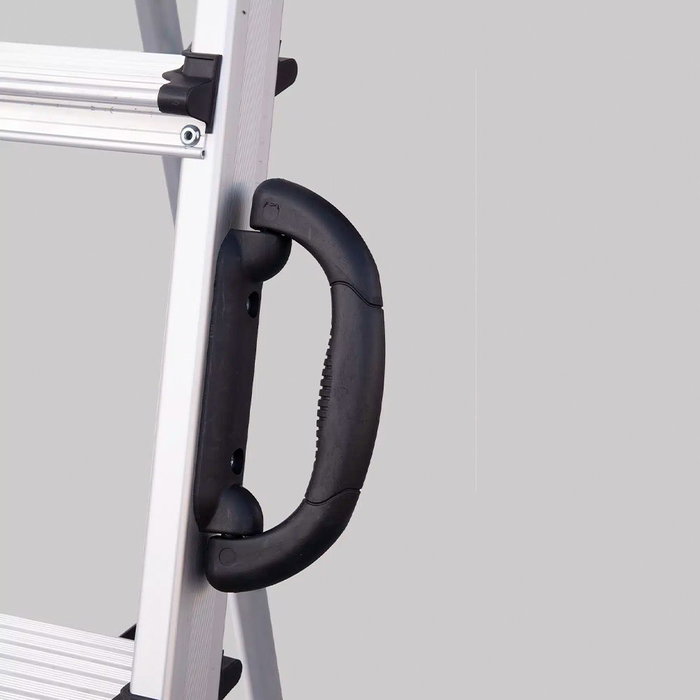 Persum Escalera profesional Delux de aluminio de 4 peldaños