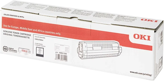 Oki Tóner Negro 46861308 para C834 y C844