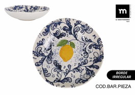 La Mediterranea Plato Hondo "Limoi" Iberica Brillo Ø21 cm (12 Unidades)
