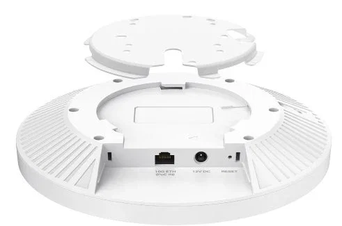 TP-Link Omada EAP787 - Punto de Acceso WiFi 7 de Techo/Pared Tri-Band (2.4/5/6 GHz), 15.1 Gbps, MU-MIMO, PoE, 510 Usuarios, Blanco