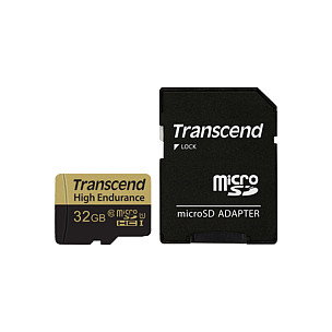Transcend TS32GUSDHC10V microSDHC 32 GB Class 10 MLC High Endurance Transcend TS32GUSDHC10V microSDHC 32 GB Class 10 MLC High Endurance