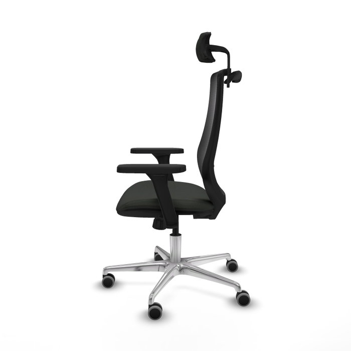 PIQUERAS Y CRESPO Silla de oficina Mardos con mecanismo Sincro, Negro