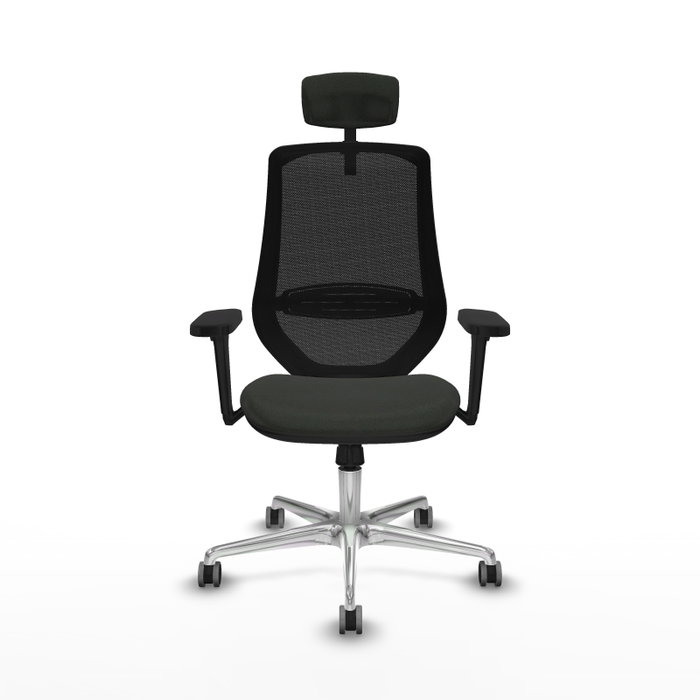 PIQUERAS Y CRESPO Silla de oficina Mardos con mecanismo Sincro, Negro