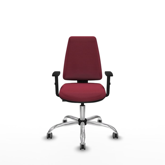 PIQUERAS Y CRESPO Silla de oficina Elche Granate