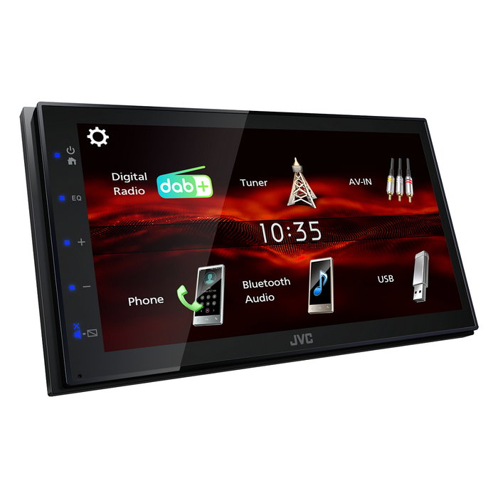 JVC KW-M180DBT Receptor Multimedia para Coche con Pantalla Táctil 180W