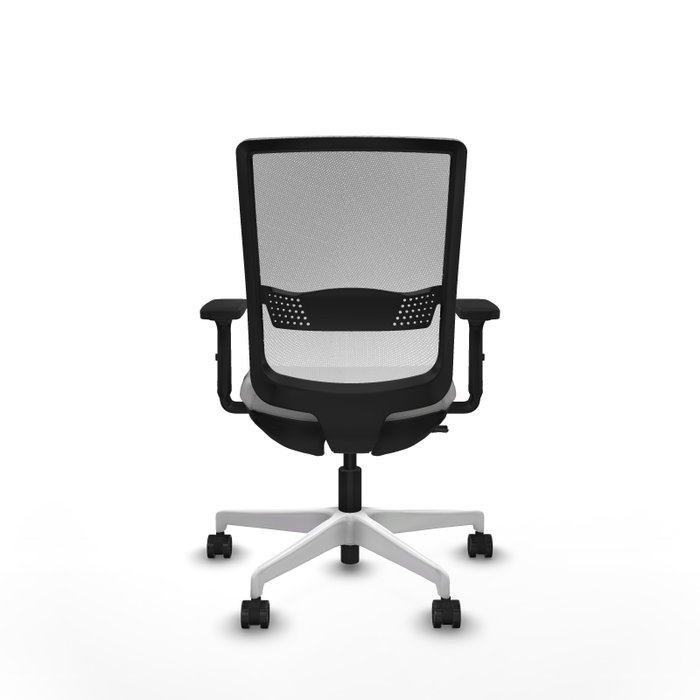 PIQUERAS Y CRESPO Silla de oficina Haches Gris claro y Blanco