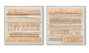 DKD Home Decor Cuadro Lienzo MDF Boho Surtido de 2 Unidades