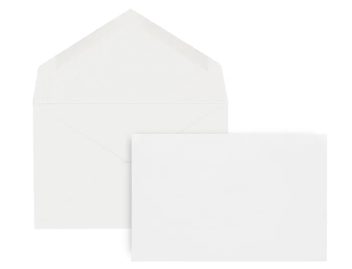 Liderpapel Sobre Blanco de Registro Extra 90x140 mm, Caja de 100 unidades