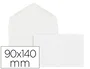 Liderpapel Sobre Blanco de Registro Extra 90x140 mm, Caja de 100 unidades