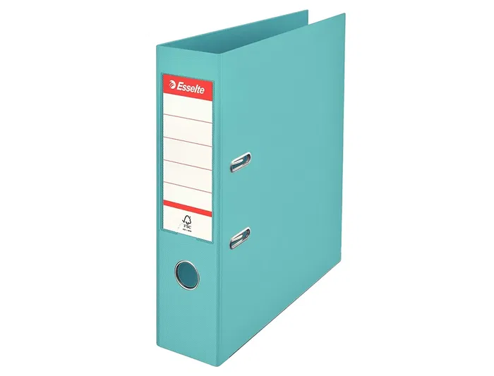 Esselte Archivador de Palanca Color Ice Polipropileno DIN A4 Lomo 82 mm Azul