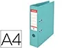Esselte Archivador de Palanca Color Ice Polipropileno DIN A4 Lomo 82 mm Azul