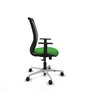 PIQUERAS Y CRESPO Silla de oficina Zulema con mecanismo Sincro, Verde y Negro