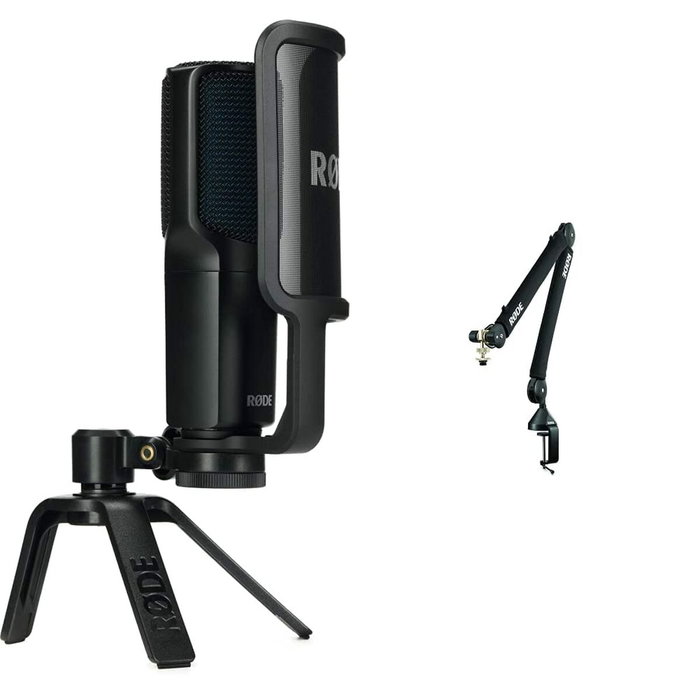 RODE NT-USB+ Micrófono USB Profesional Cardioide Negro