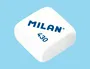 Milan Sacapuntas Plástico 2 Usos + 4 Gomas de Borrar Colección 430