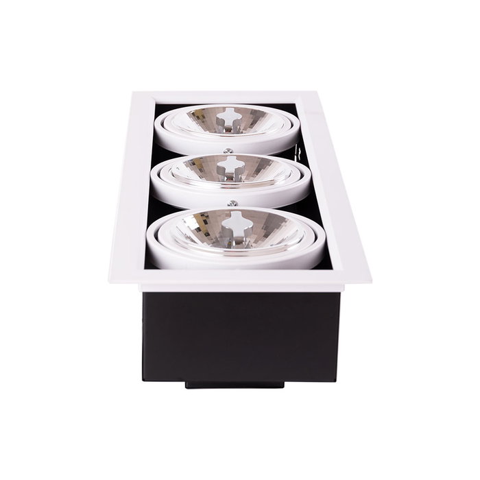 JW-CAR-LED-3x12W-CW Foco Downlight Cardan LED 36W Blanco Frío