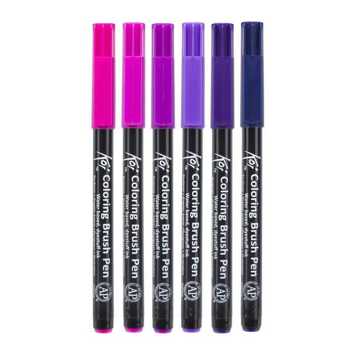 Sakura Koi Coloring Brush Pen set Galaxy - 6 colores Sakura Koi Coloring Brush Pen set Galaxy - 6 colores