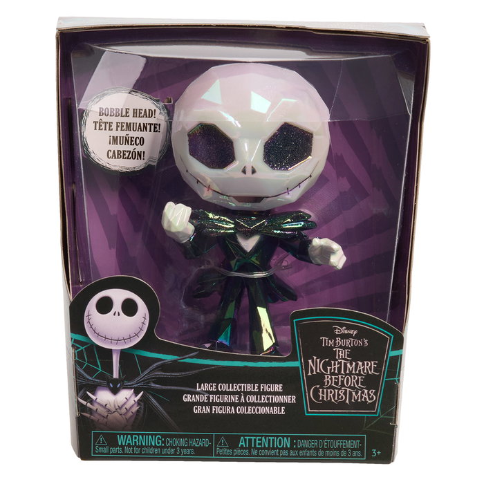 JUST PLAY Figura de Jack Skellington 46346 Pesadilla antes de Navidad Grande Coleccionable con Movimiento Facetado 12.7 cm