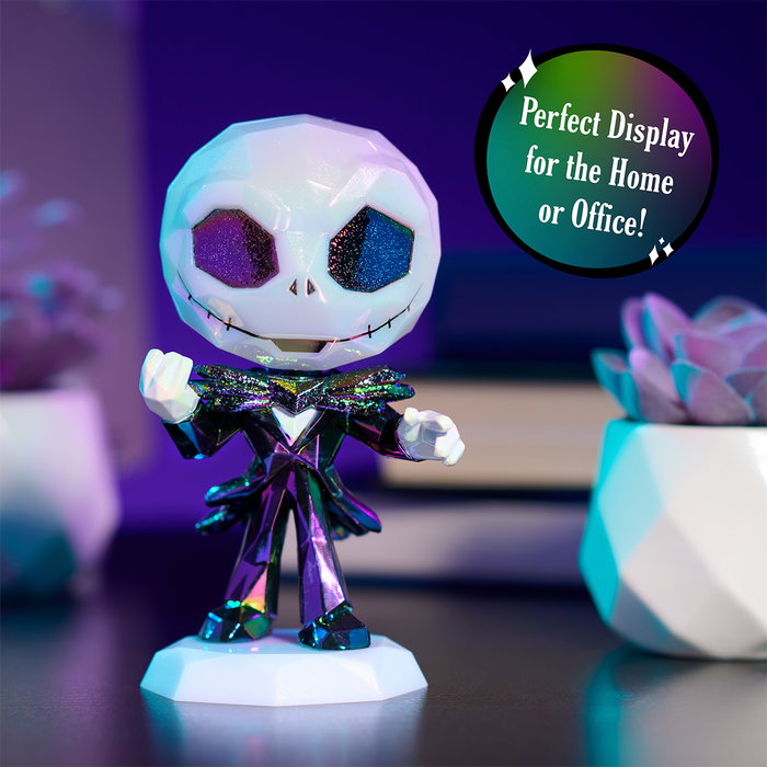 JUST PLAY Figura de Jack Skellington 46346 Pesadilla antes de Navidad Grande Coleccionable con Movimiento Facetado 12.7 cm