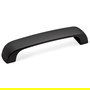 HERRAJES ALK Tirador Acon L109 C96 Negro Zamak Muebles Modernos Cajones Puertas Larga Durabilidad Diseño Sobrio Contemporáneo