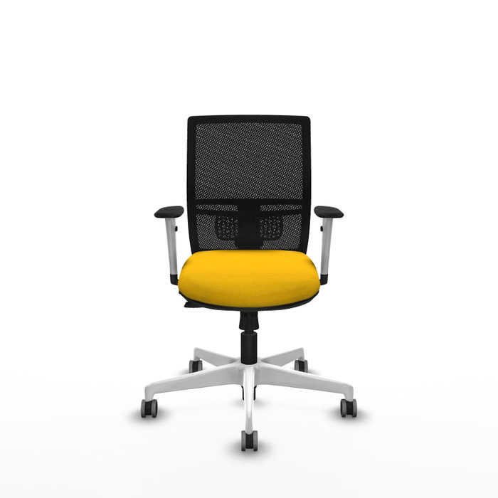 PIQUERAS Y CRESPO Silla de oficina Yunquera con mecanismo Sincro/Traslack Amarillo y Negro PIQUERAS Y CRESPO Silla de oficina Yunquera con mecanismo Sincro/Traslack Amarillo y Negro