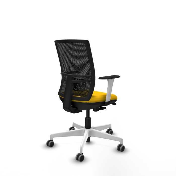 PIQUERAS Y CRESPO Silla de oficina Yunquera con mecanismo Sincro/Traslack Amarillo y Negro PIQUERAS Y CRESPO Silla de oficina Yunquera con mecanismo Sincro/Traslack Amarillo y Negro