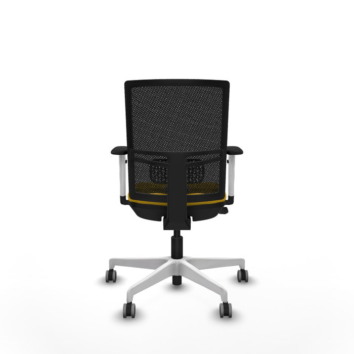 PIQUERAS Y CRESPO Silla de oficina Yunquera con mecanismo Sincro/Traslack Amarillo y Negro PIQUERAS Y CRESPO Silla de oficina Yunquera con mecanismo Sincro/Traslack Amarillo y Negro