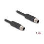 DeLOCK 80517 Cable para sensor/actuador M12 de 5 m negro