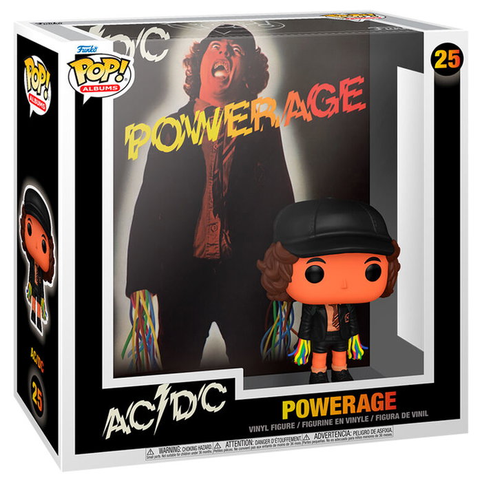 Funko Pop! Albums AC/DC Powerage con figura de Angus Young