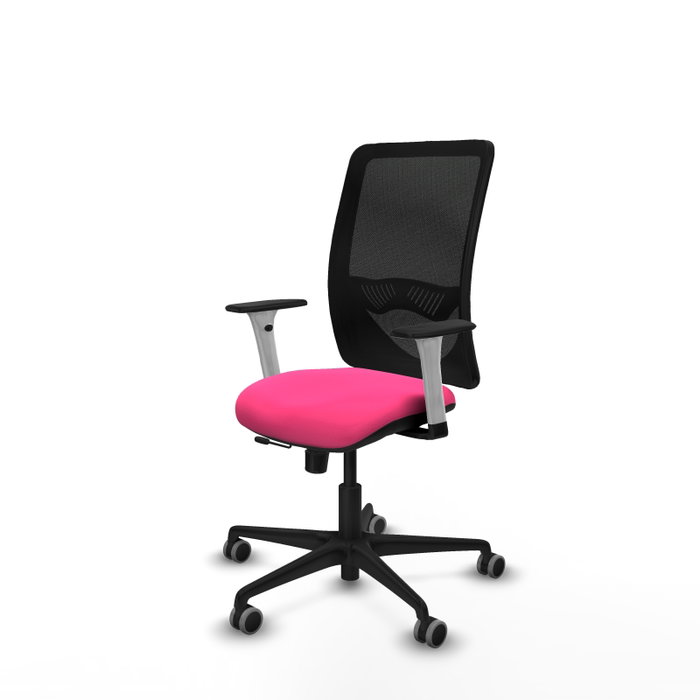 PIQUERAS Y CRESPO Silla de oficina Zulema Rosa y Negro PIQUERAS Y CRESPO Silla de oficina Zulema Rosa y Negro
