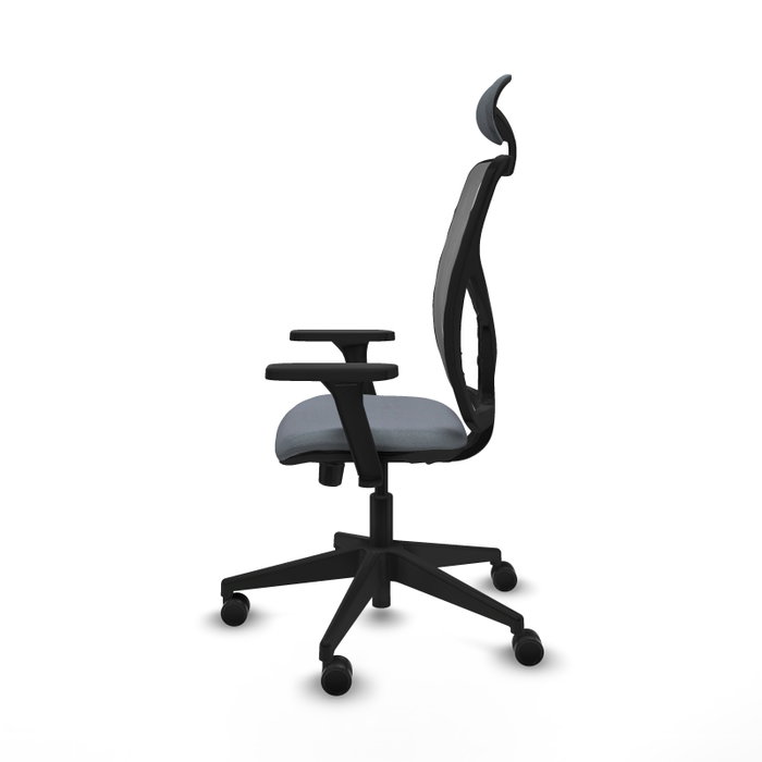 PIQUERAS Y CRESPO Silla de oficina Motilla Gris con Mecanismo Sincro/Traslack