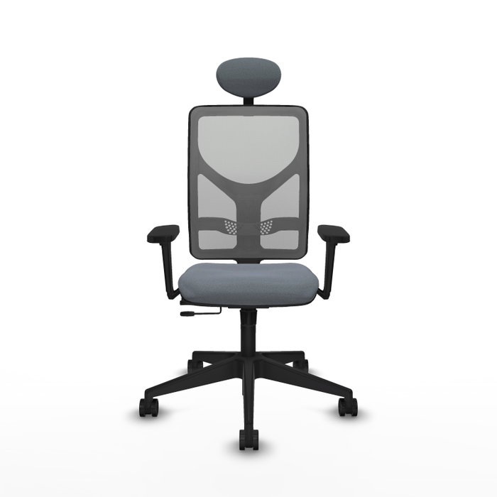 PIQUERAS Y CRESPO Silla de oficina Motilla Gris con Mecanismo Sincro/Traslack