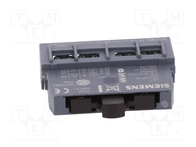 SIEMENS 3RV2901-1F Contactos auxiliares NO x2 de frente SIEMENS 3RV2901-1F Contactos auxiliares NO x2 de frente