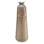 Ixia Jarrón Decorativo de Metal Beige 28 x 28 x 84 cm